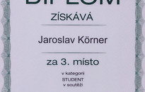 3. místo Körner Jaroslav