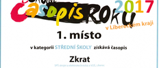 Diplom – Zkrat získává 1. místo