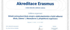 Akreditace Erasmus - SPŠSE a VOŠ Liberec
