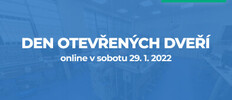 Den otevřených dveří – sobota 29. 1. 2022