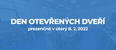 Den otevřených dveří – 8. 2. 2022